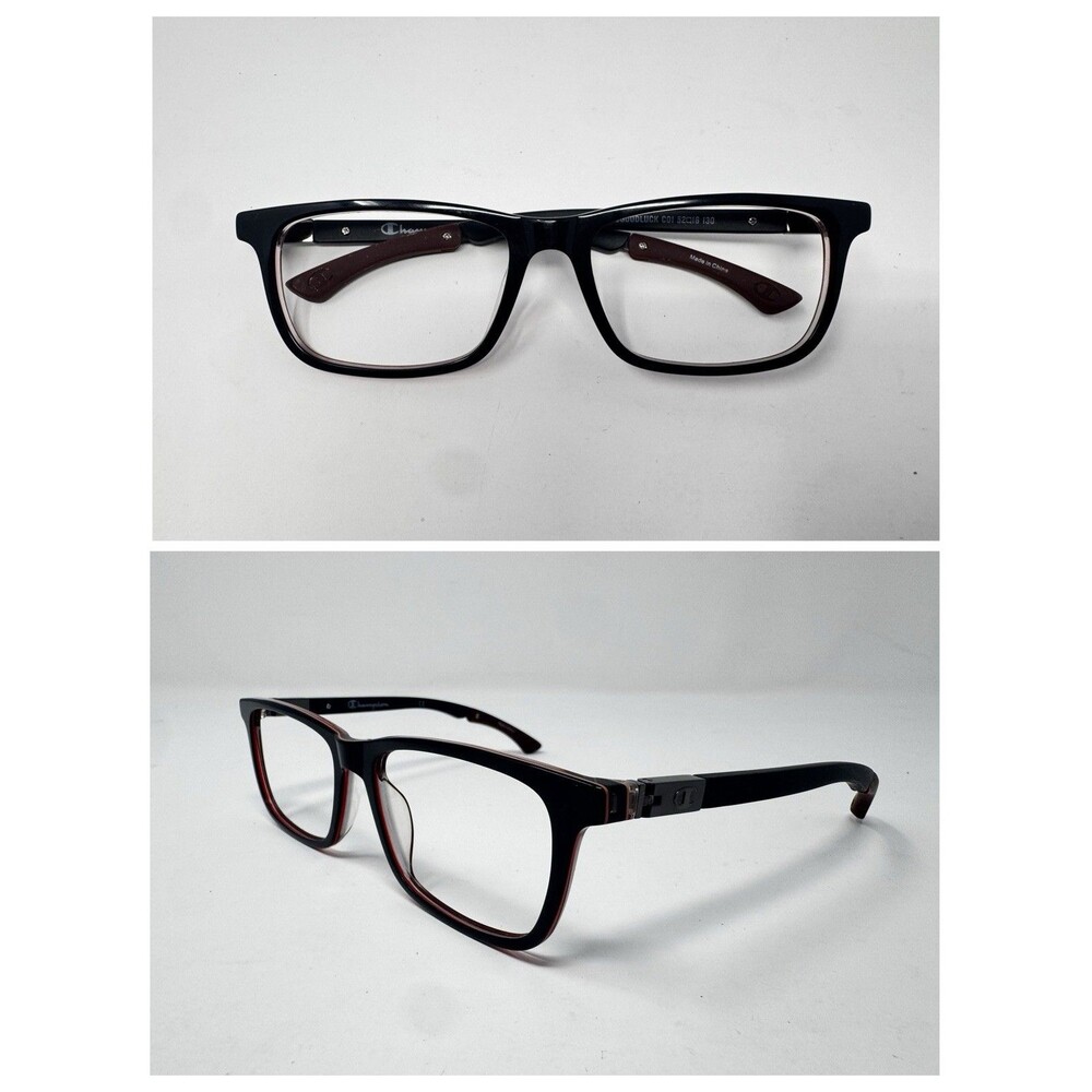 Champion CUGOODLUCK C01 Black Eyeglass Frames 52-16-130